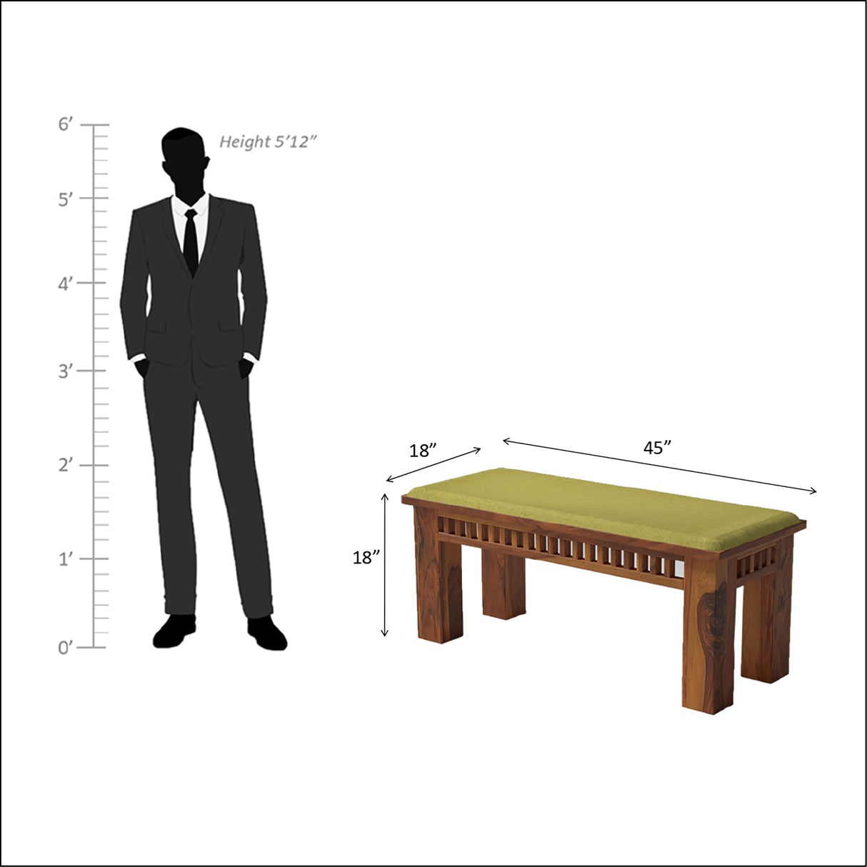 Axel Sheesham Wood Dining Table Set (6 seater) In Light Honey