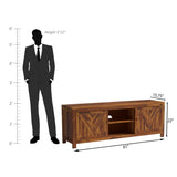 Alpha Sheesham Wood TV Unit In Light Honey