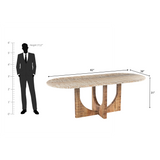 Careme Feast Dining Table 4 Seater in Mango Wood