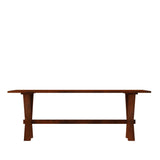 Charming X Leg Solid Wood Dining Set