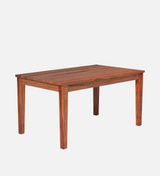 Velour Sheesham wood dining set in Reddish walnut Color with 6 Seating