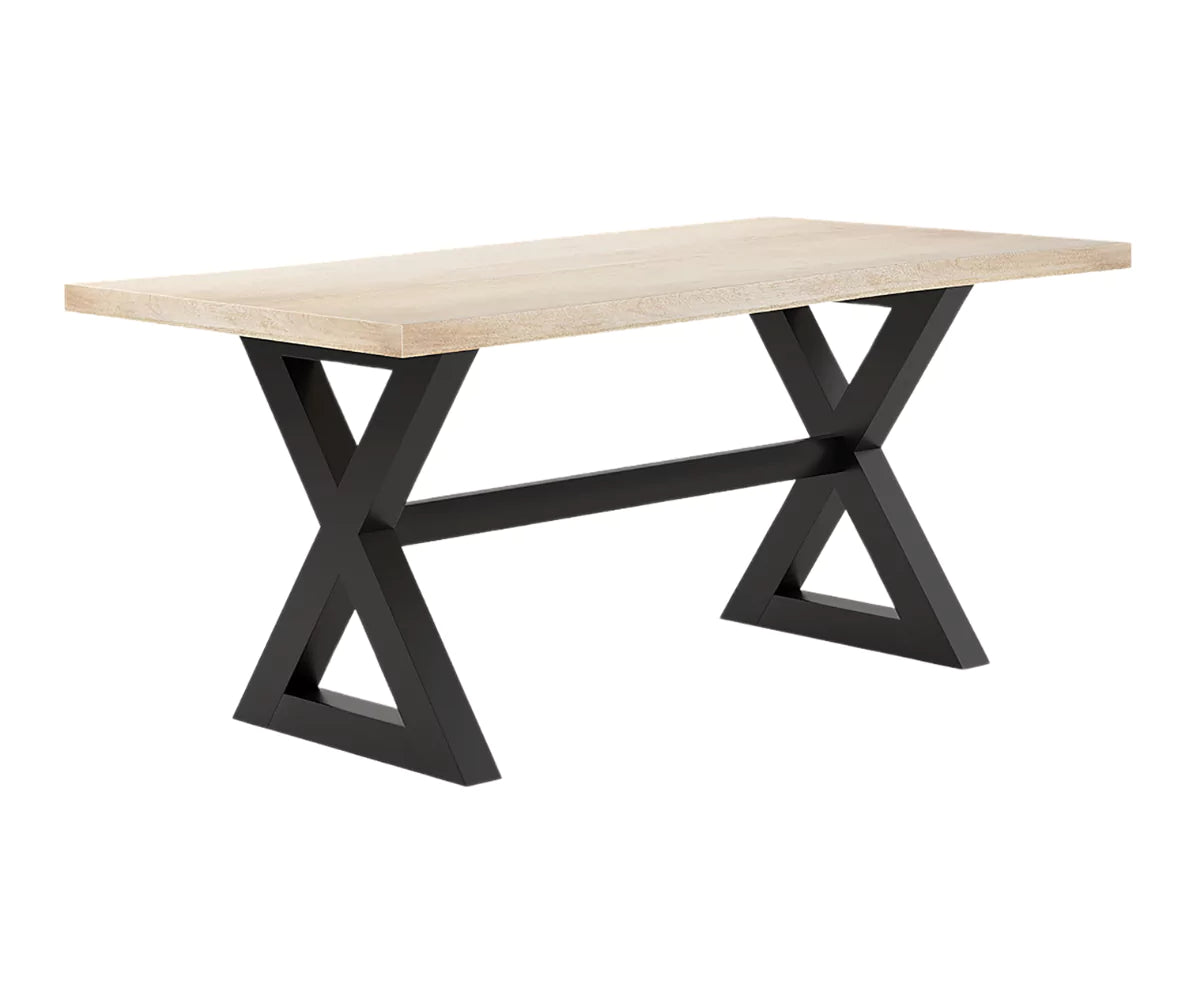 Dravena Wooden Dining Table, White Prime Shade.