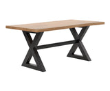 Dravena Wooden Dining Table, Mocha Shade.