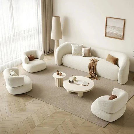 Tomenta 3 Seater Sofa in White colour