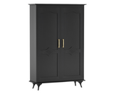 Ecluvin White 2 Door Wardrobe