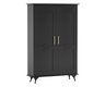 Ecluvin White 2 Door Wardrobe