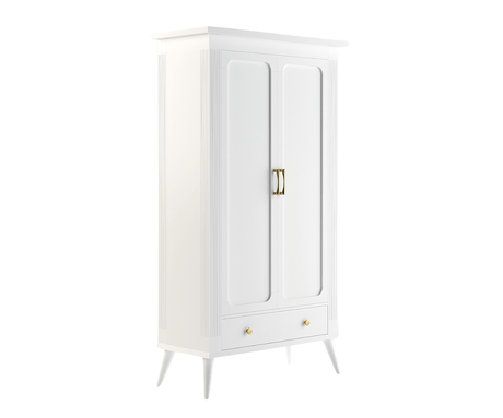 Luxury White 2 Door Wardrobe | Wardrobe for Bedroom