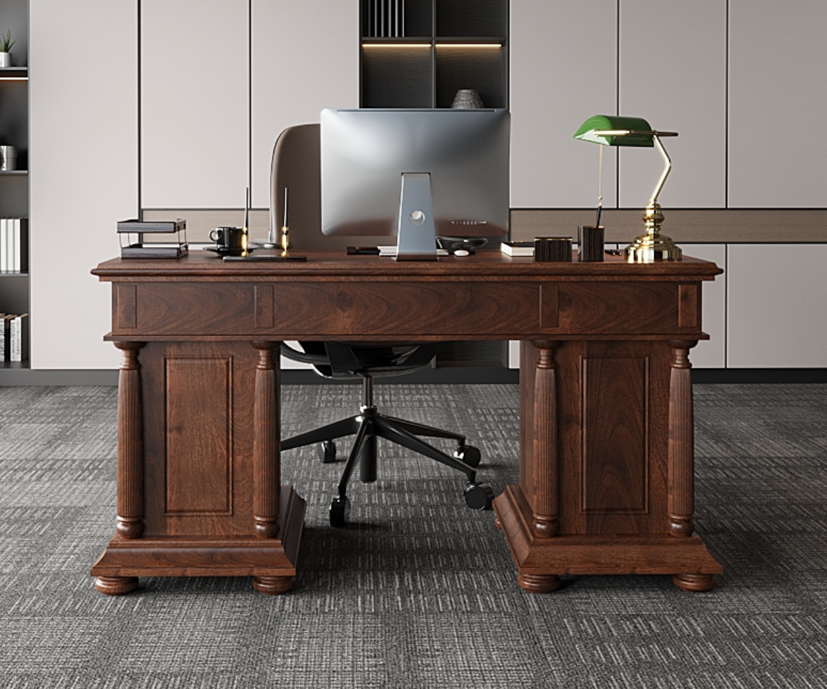 Luxury Office Desk Wood Modern
