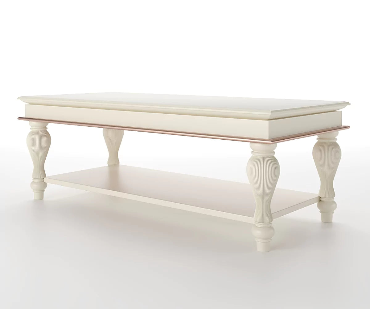 Grandeur Rectangle Solid Wood Coffee Table