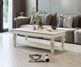 Grandeur Rectangle Solid Wood Coffee Table