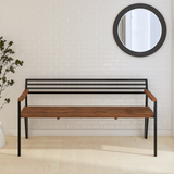 Griyo Iron And Acacia Wood Bench In Natural