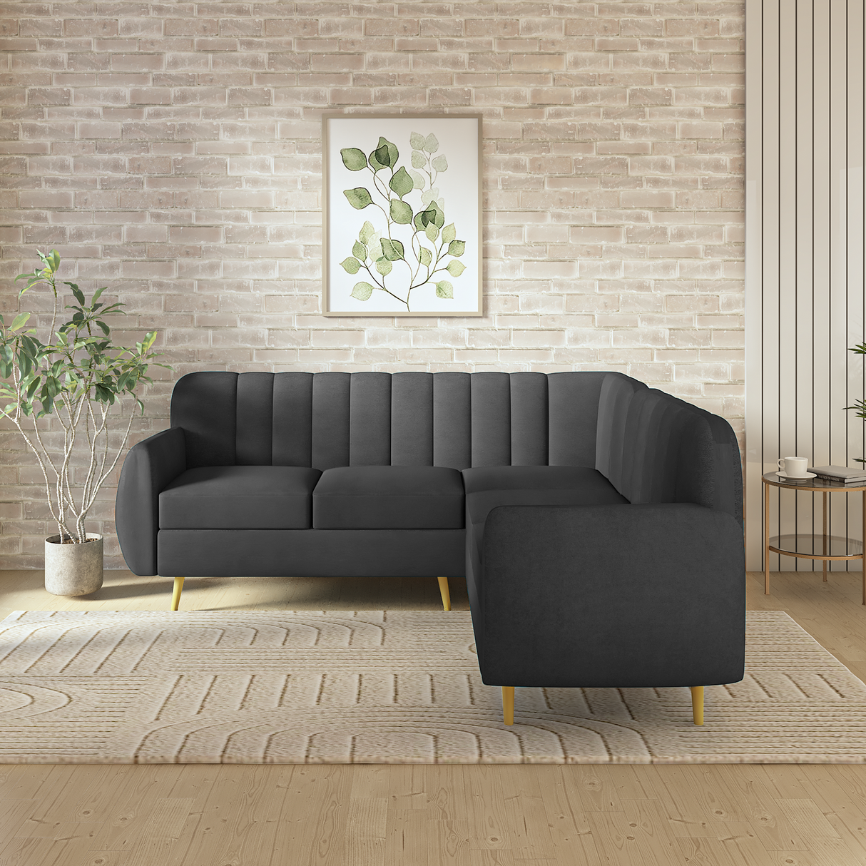 Hazy High Density Foam Sofa Set