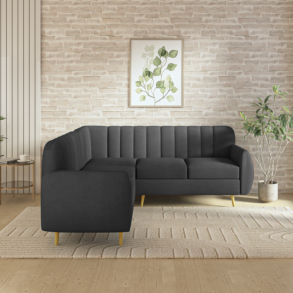 Hazy High Density Foam Sofa Set