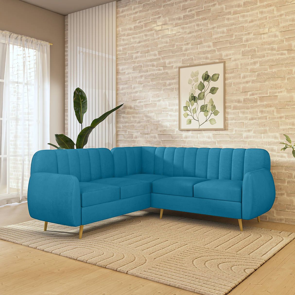 Hazy High Density Foam Sofa Set