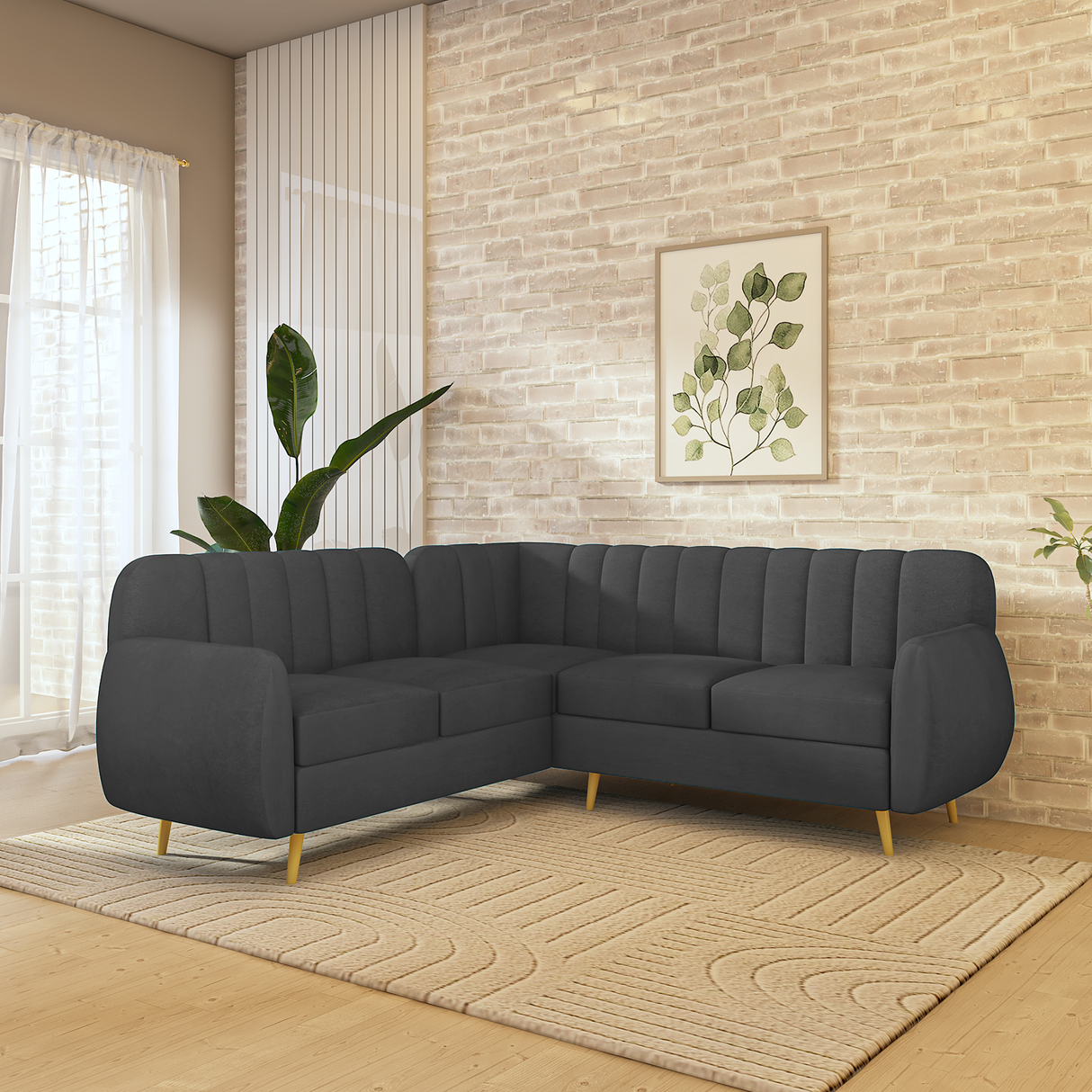 Hazy High Density Foam Sofa Set