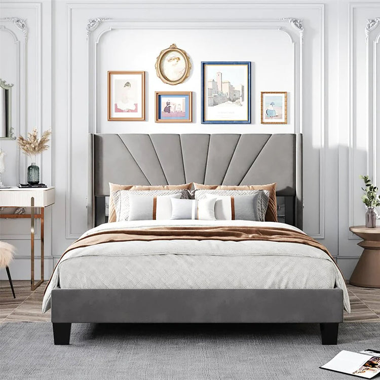 Shop Upholstered Bed Online, With & Without Storage – Wakeup India