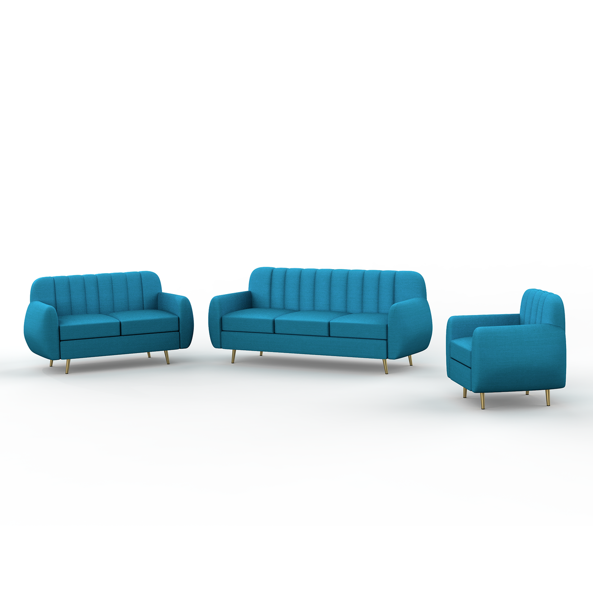 Hazy High Density Foam Sofa Set