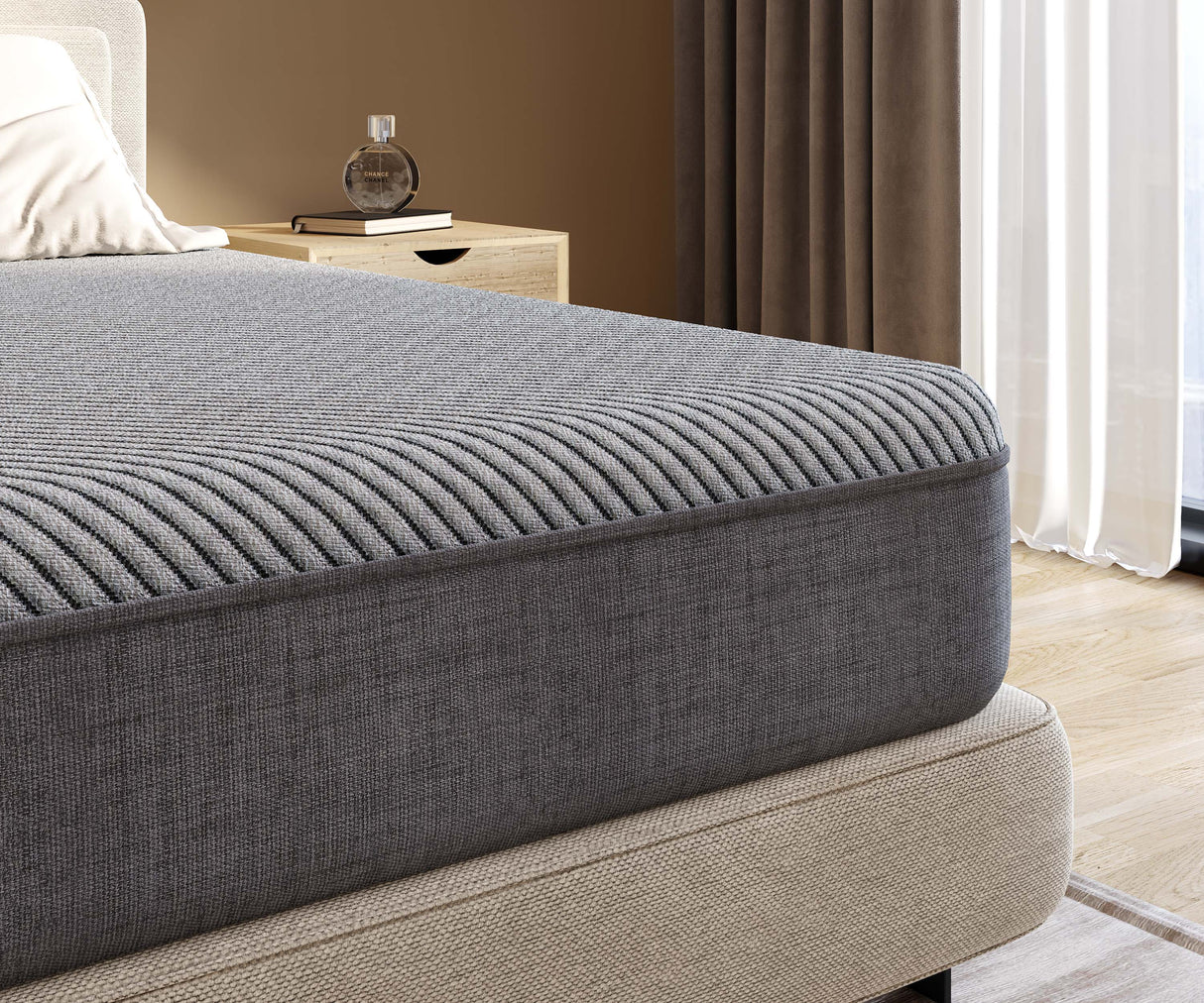 Wakeup India | Imperious Mattress | Spine Align Orthopedic Memory Foam | 15 Year Warranty | Medium Firm