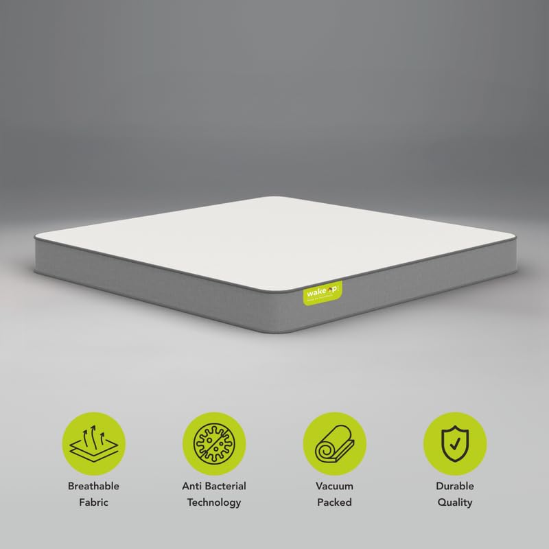 Wakeup India | Imperious Mattress | Spine Align Orthopedic Memory Foam | 15 Year Warranty | Medium Firm