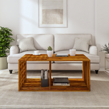 Kapi Sheesham Wood Coffee Table In Light Honey