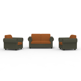 Snugy PU Foam And Gaze Spring Sofa Set