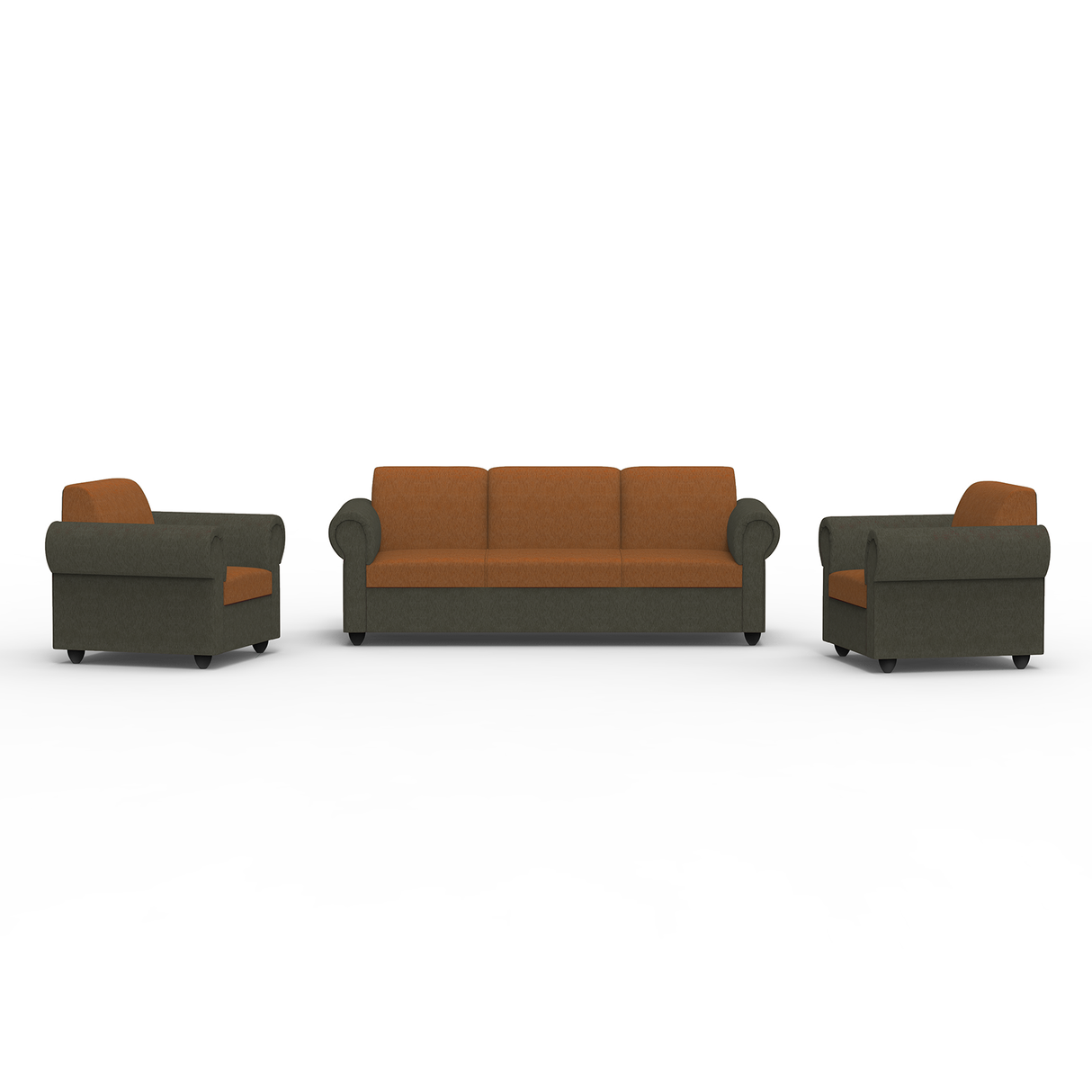 Snugy PU Foam And Gaze Spring Sofa Set