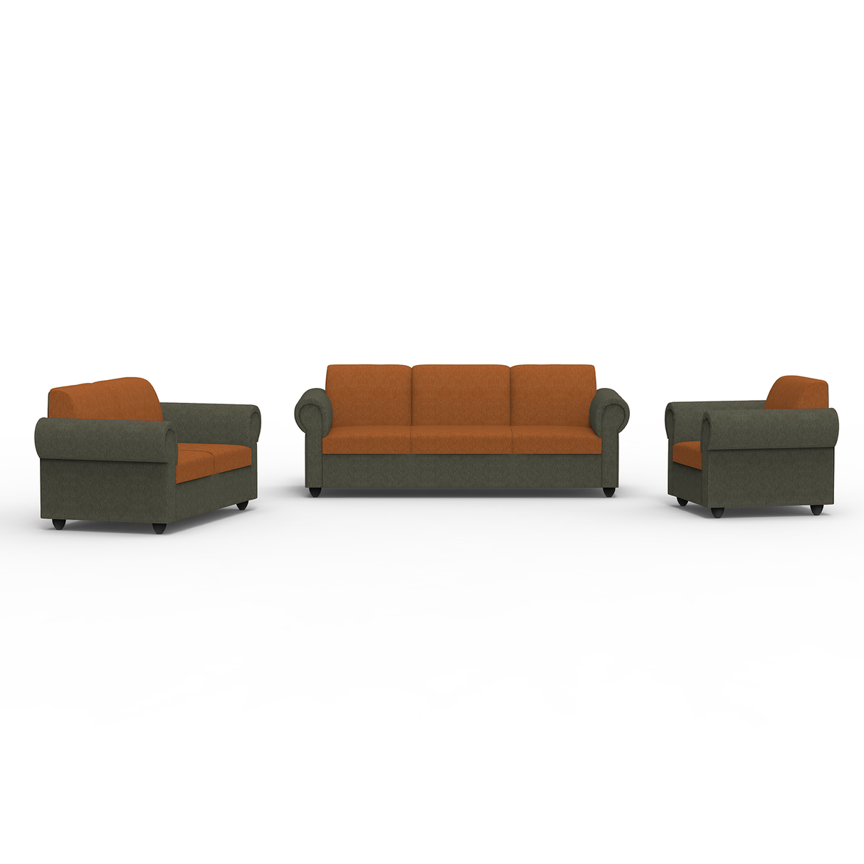 Snugy PU Foam And Gaze Spring Sofa Set