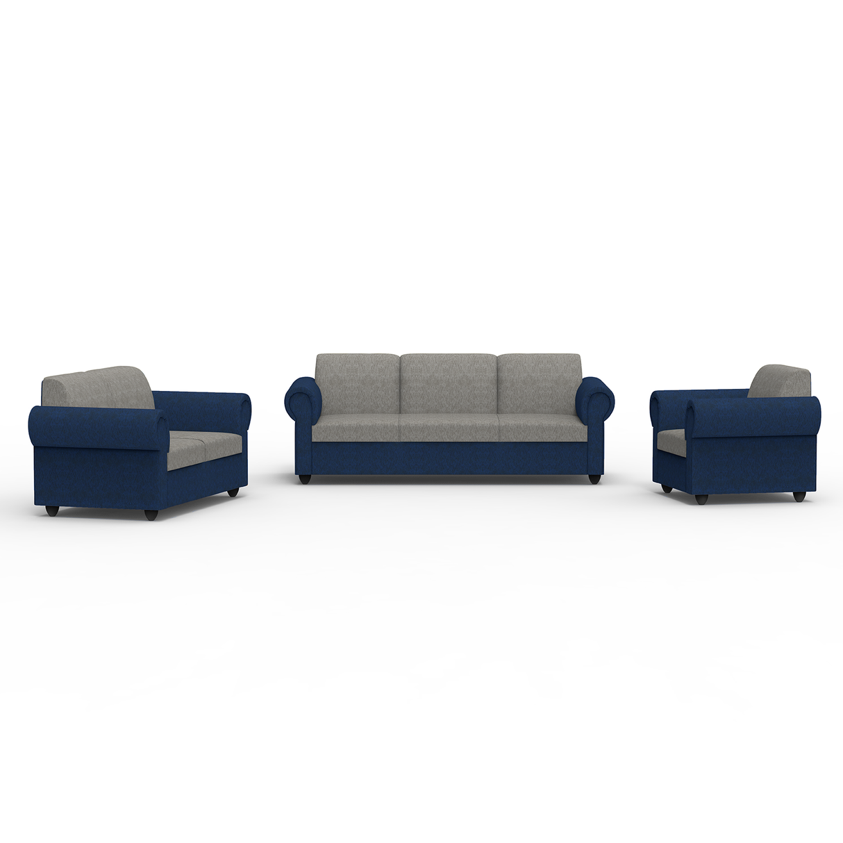 Snugy PU Foam And Gaze Spring Sofa Set