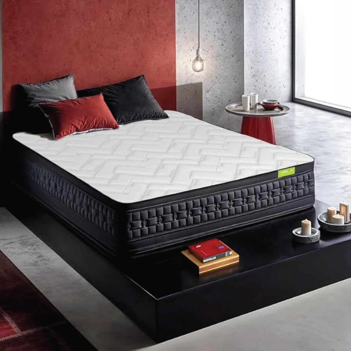 Wakeup India | Riserox Mattress | Luxe Comfort Pocket Spring | 10 Years Warranty | Medium Firm