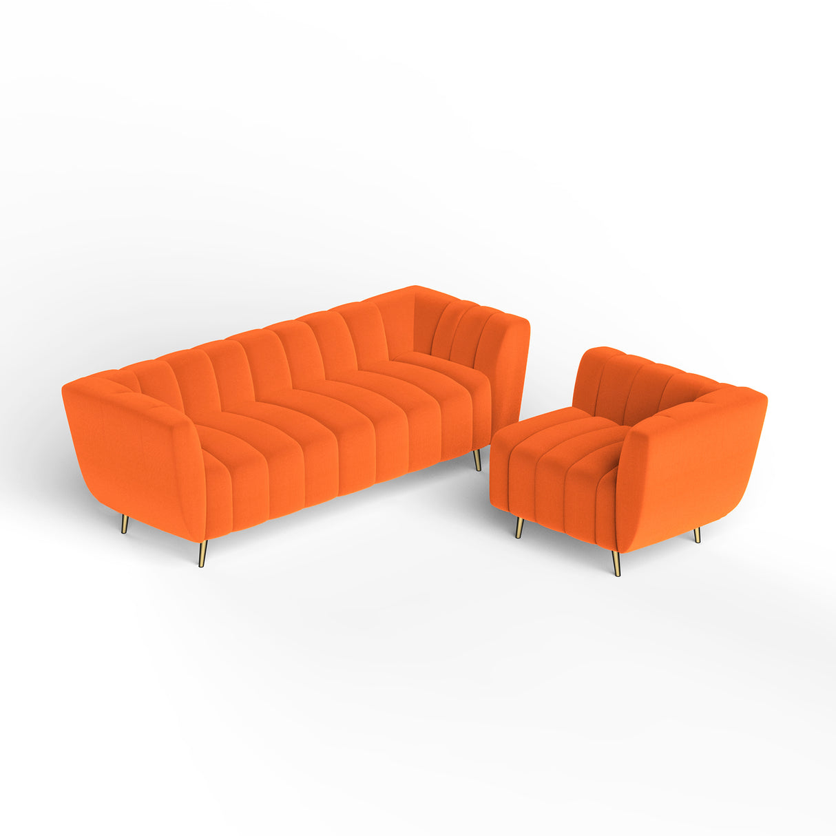 Mushy High Density Foam Sofa Set