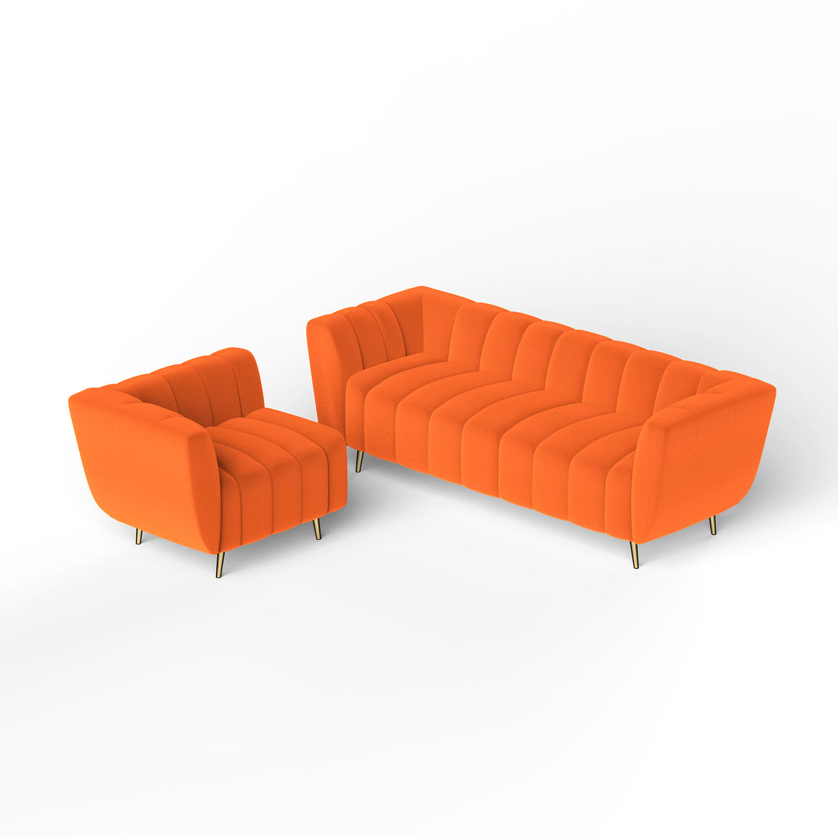 Mushy High Density Foam Sofa Set