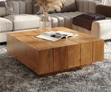 NaturEdge Wooden Square Coffee Table