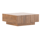 NaturEdge Wooden Square Coffee Table