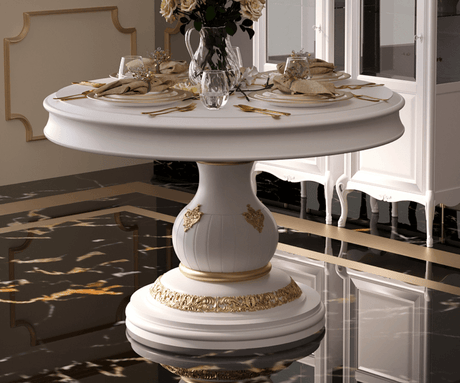 Nyxor Luxury Solid Wood Round Dining Table