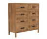 Orion Solid Wood 8 Drawer Chest