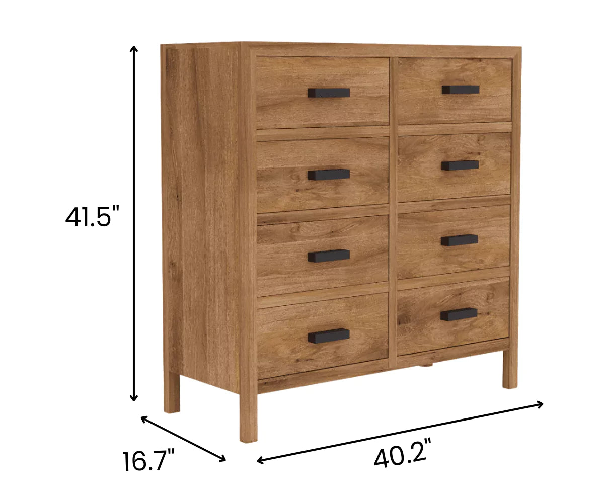 Orion Solid Wood 8 Drawer Chest