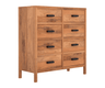 Orion Solid Wood 8 Drawer Chest