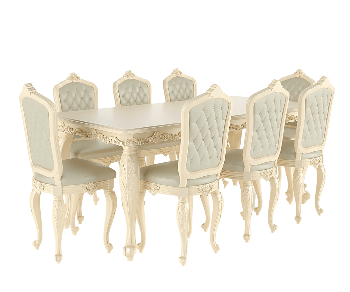 Oxfordian Odyssey Luxury Dining Table Set