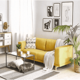 Mediterranean 3 Seater Sofa in Yellow colour