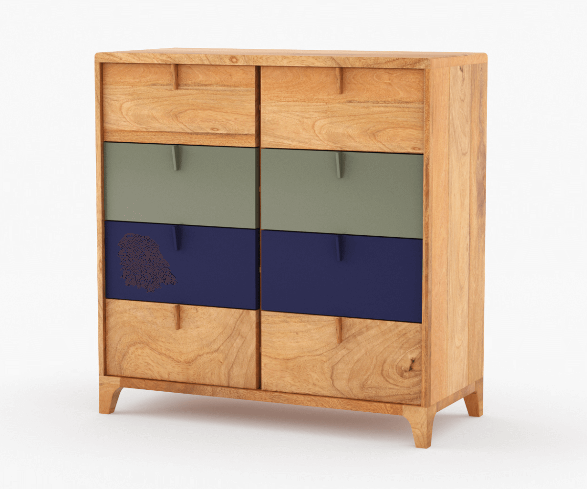 Rivendale Wooden Chest of Drawers | 8 Drawer Chest