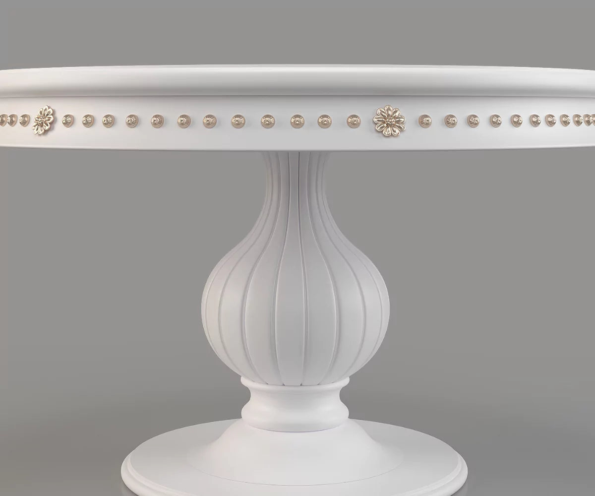 Ryvox Luxury Solid Wood Round Dining Table