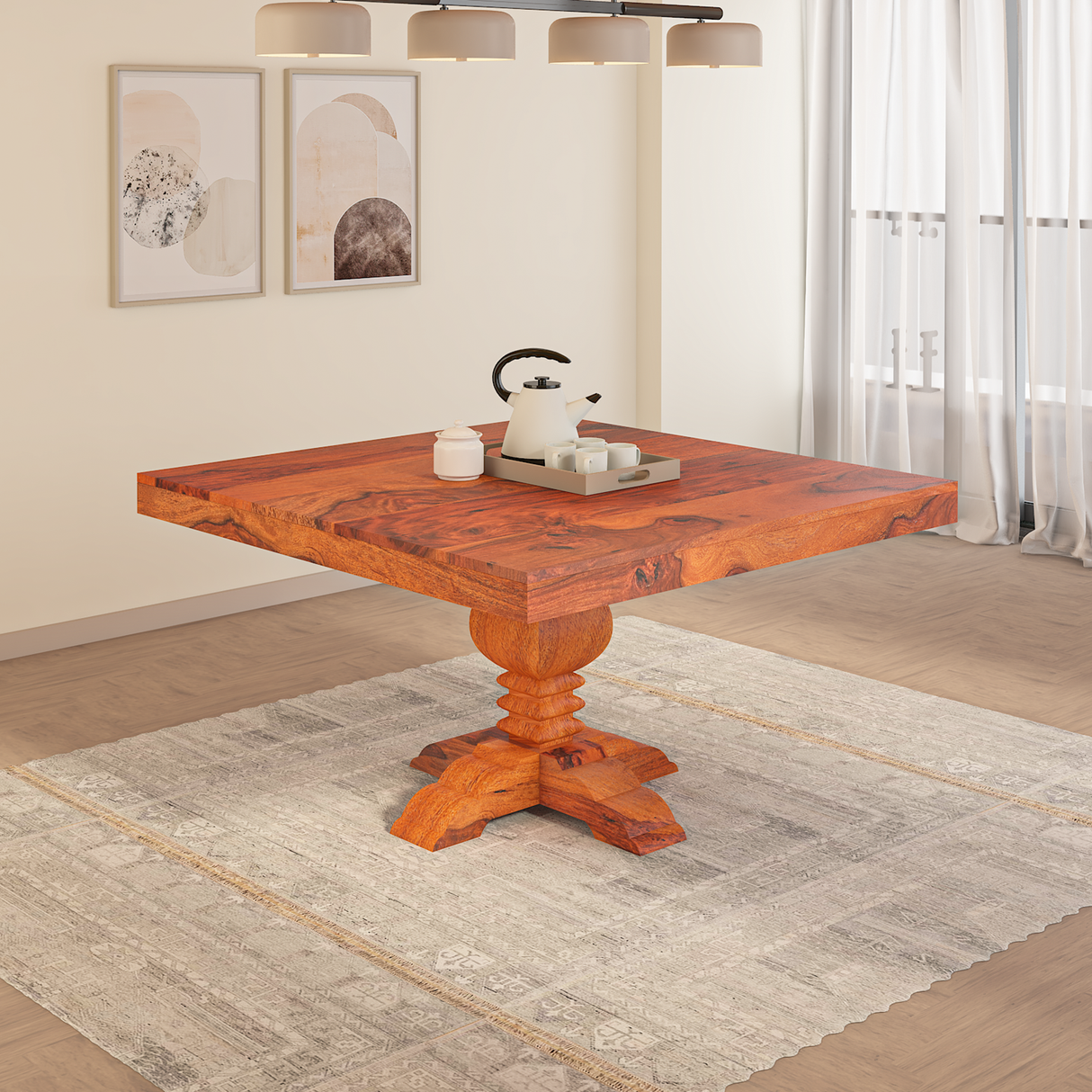 Dining Table: Buy Bottura Wooden Dining Table Set Online Wakeup