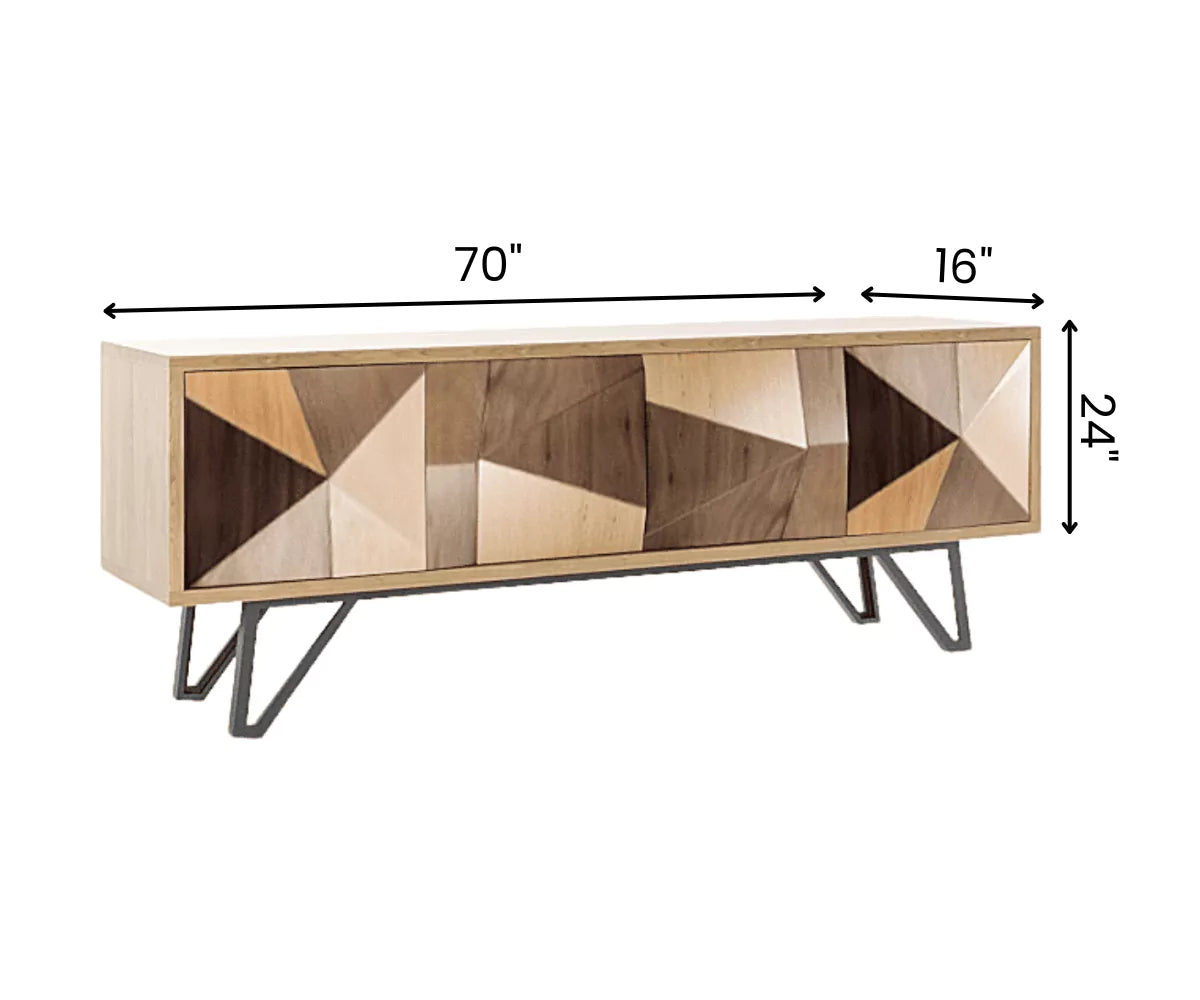 Televisual Wooden TV Unit