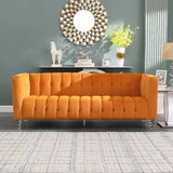 Modish 3 Seater Sofa in Orange colour