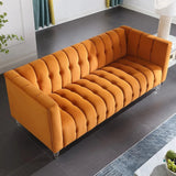 Modish 3 Seater Sofa in Orange colour