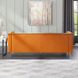 Modish 3 Seater Sofa in Orange colour