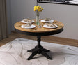 Trivex Round Extendable Dining Table - 4 to 6 Seater, Interior View.