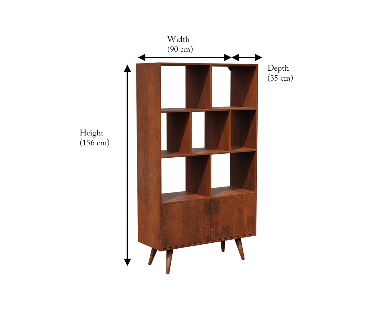 Panorama Wood Bookcase