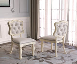 Velostine Dining Chairs Set of 2 - Solid Wood + Upholstery - Interior