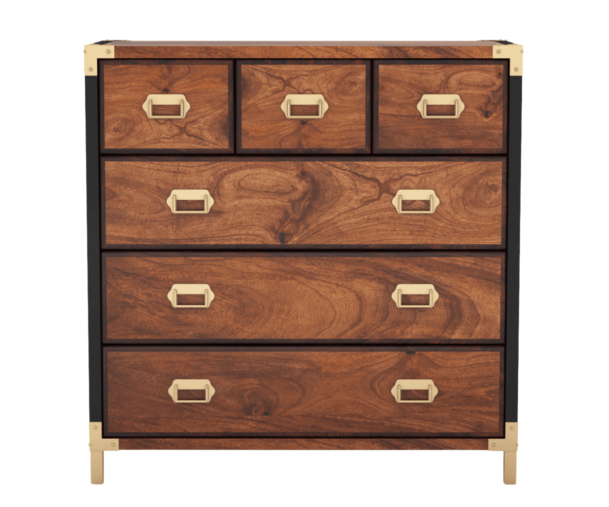 Veridian Solid Wood Chest of Drawers | 6 Drawer Chest